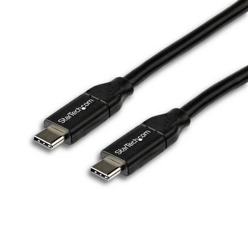 StarTech.com 6.6ft (2m) USB-C Fast Charging Cable, Charge AND Sync, 100W (5A) PD, USB 2.0, USB-IF Certified - Black USB C Charging Cord