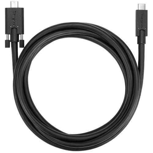 TARGUS ACC1122GLX USB cable, USB 3.2 Gen 1 (3.1 Gen 1), 1.8 m, USB-C, Black