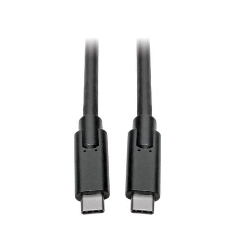 TRIPP LITE U420-010 USB-C Cable (Male/Male) - USB 3.2, Gen 1 (5 Gbps), Thunderbolt 3 Compatible, 10 ft (3.05 m)