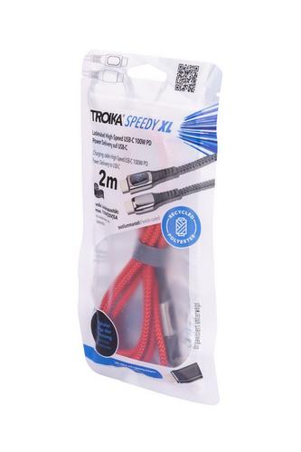 TROIKA Red SPEEDY XL cable for charging