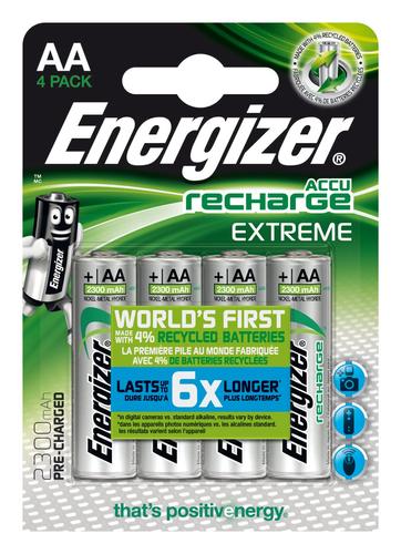 Energizer recharge Extreme AA CHP4 2300mAh rechargeable battery