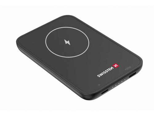 Swissten 22013970 power bank 5000 mAh Wireless charging Black