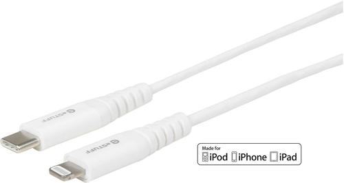 eSTUFF ES602101 lightning cable, 1 m, White
