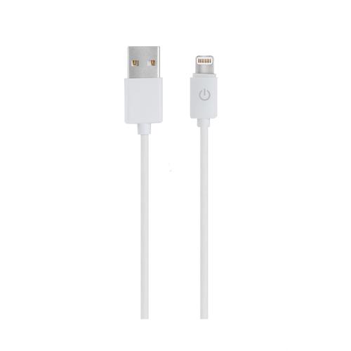 Realpower USB-A to Lightning 1m white MFI cable