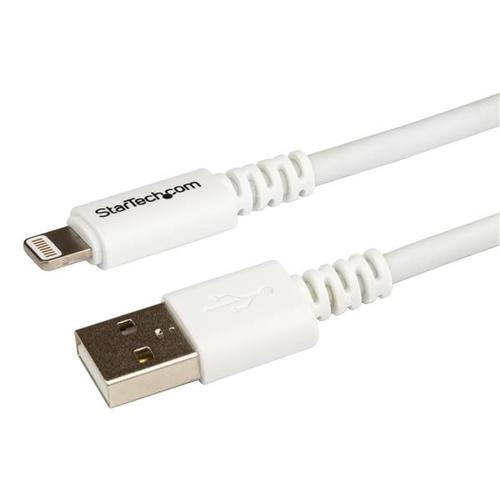 StarTech.com 3m (10ft) USB to Lightning Cable - Long iPhone / iPad / iPod Charger Cable - Lightning to USB Cable - Apple MFi Certified - White