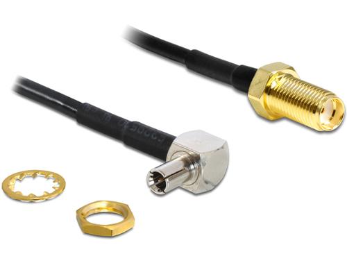 Delock HF Cable SMA - TS-9 90° Bu/St 0.17m