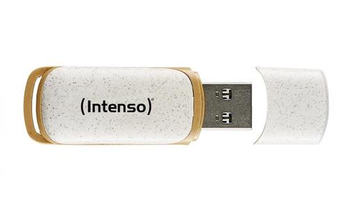 Intenso Green Line USB flash drive, 128 GB, USB Type-A 3.2 Gen 1 (3.1 Gen 1), Beige, Brown