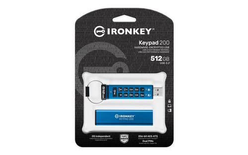 Kingston Technology IronKey 512GB Keypad 200