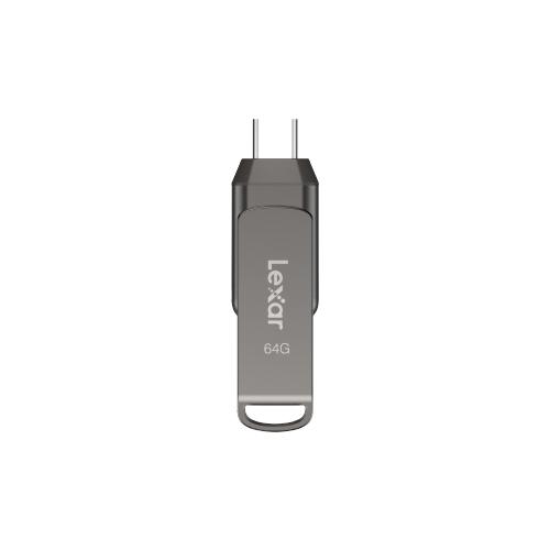 Lexar JumpDrive LJDD400064G-BNQNG USB flash drive 64 GB USB Type-C 3.2 Gen 1 (3.1 Gen 1) Grey