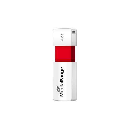 MediaRange Color Edition 4GB (white/red, USB-A 2.0)