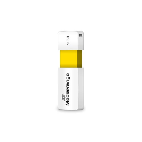 MediaRange Color Edition 16 GB (white/yellow, USB-A 2.0)