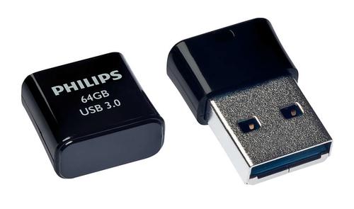 PHILIPS Pico Edition 3.0 64 GB USB flash drive, USB Type-A 3.2 Gen 1 (3.1 Gen 1), Black