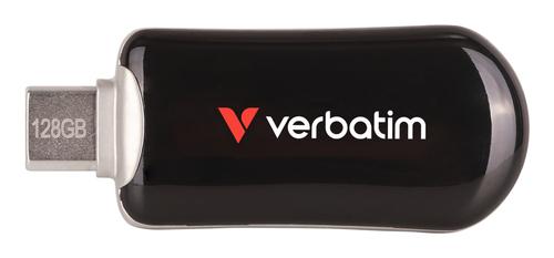 Verbatim Plectra USB-C Flash Drive Black 128GB