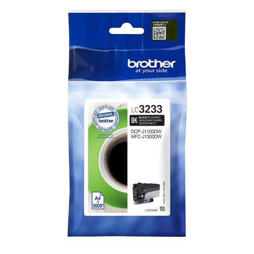 BROTHER LC3233BK ink cartridge, 1 piece, Original Standard Yield Black