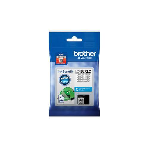 BROTHER LC462XLC ink cartridge, 1 piece, Original High (XL) Yield, Cyan