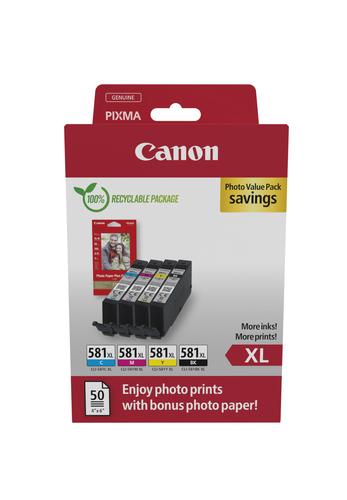 CANON Ink 2052C006 / CLI-581XL BK,C,M,Y XL Multipack