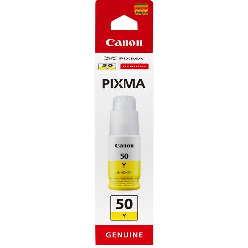CANON GI-50 Y, High Yield, Yellow Ink Bottle