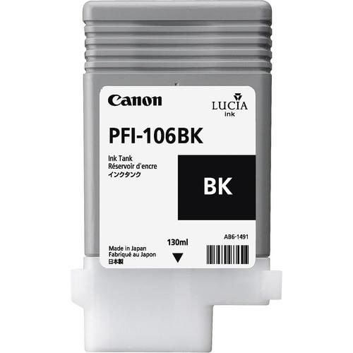 CANON PFI-106BK black pattern