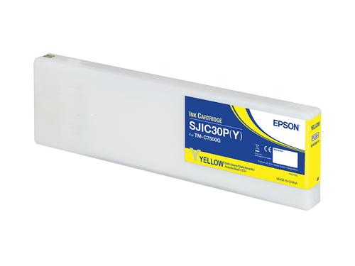 EPSON SJIC30P(Y): Ink cartridge for ColorWorks C7500G (Yellow)