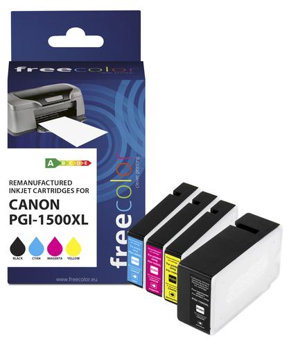 Freecolor Canon PGI-1500XL Multipack BK/CMY remanufactured