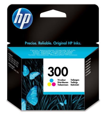 HP 300 Tri-color Original Ink Cartridges