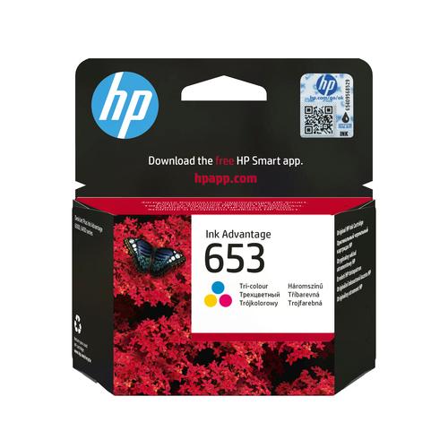 HP Ink 3YM74AE / 653 C,M,Y Standard