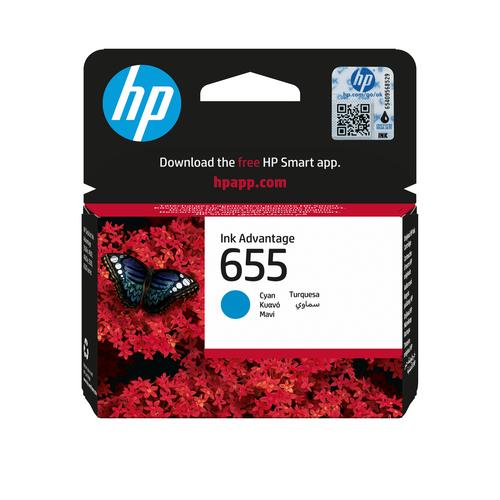 HP 655 Cyan Original Advantage Ink