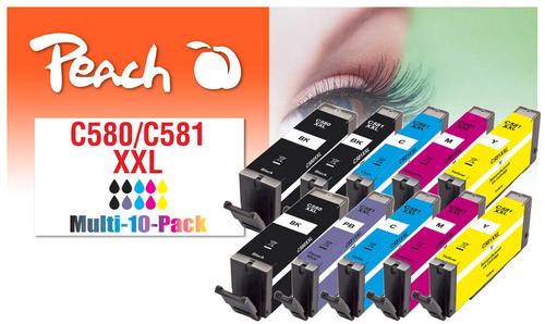 Peach Pattern Canon No.580XXL/581XXL Multi10Pack REM,KOM
