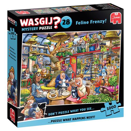 Jumbo Wasgij Mystery 28 - Feline Frenzy! (1000 pieces)