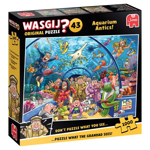 Jumbo Wasgij Original 43 - Aquarium Antics! (1000 pieces)