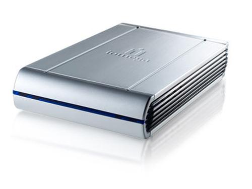 Iomega 360GB USB 2.0 external hard drive, 7200 RPM, silver