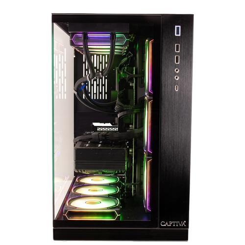 Captiva High-End Gaming PC I89-020 (i9-14900KF/RTX 5080 16GB GDDR7/SSD 2TB/64GB/WLAN/Windows 11 Home 64-bit) Intel Core i9 DDR5-SDRAM NVIDIA GeForce RTX 5080 Black