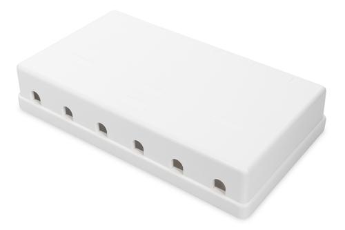 Digitus Consolidation housing, for 6 Keystone modules (white, surface mount box, 6-port)