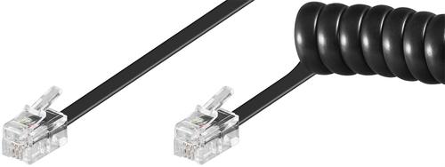 Goobay Listener connection cable (spiral) (black
