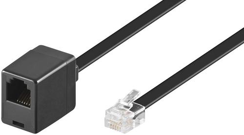 MicroConnect MPK103FB telephone cable, 3 meters, black