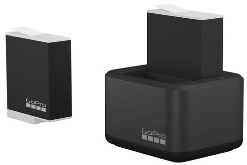 GoPro Dual Battery Charger + Enduro Battery for HERO12, HERO11, HERO10 AND HERO9 Black