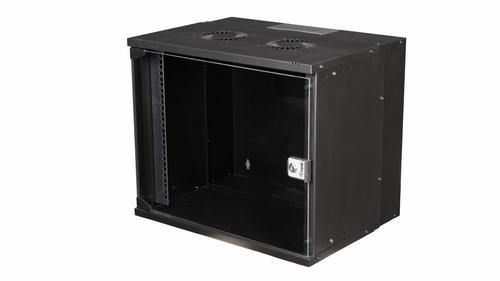 Equip 19" Wall Mount Enclosure Glass Door ECO 540x400mm 9U black