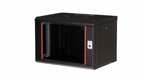 Equip 19" network cabinet glass door PM 600x450mm 7U black