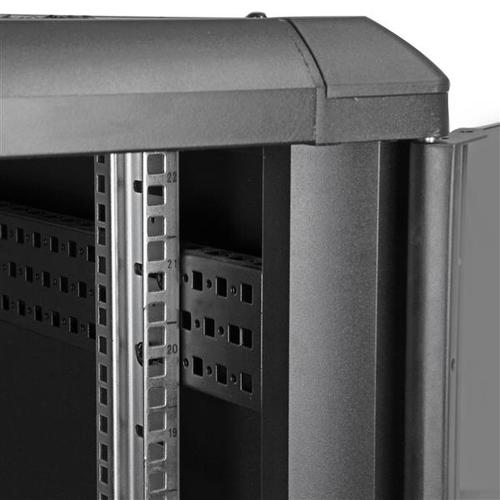 StarTech.com 22U Enterprise-Grade Flat Pack Server Rack Cabinet, 19in Enclosed 4-Post Rack with 29in (75cm) Mounting Depth and 1764lb (800kg) Weight Capacity