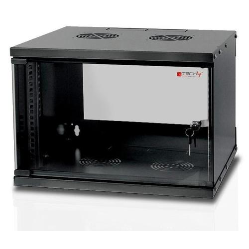 Techly Wall Rack Cabinet 19 6U D320 Black Assembled I-CASE EL-1006B32