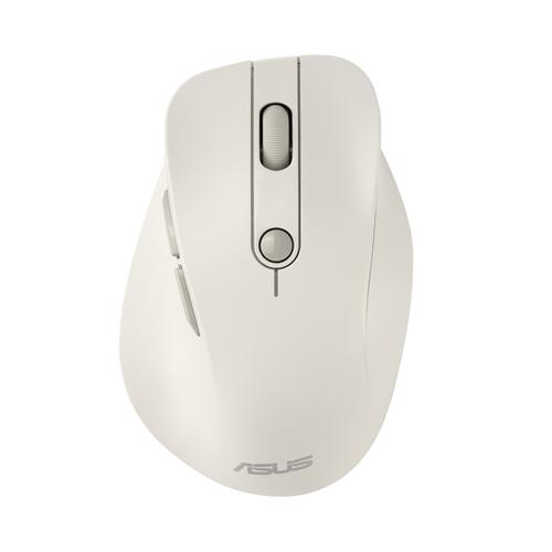 ASUS MD105 /MK-WH Mouse Universal Right-Handed RF Wireless + Bluetooth 2400 DPI
