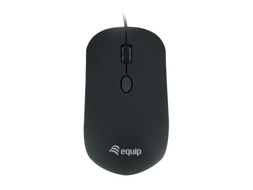 Equip Comfort mouse USB-A plug L+R 1.50m black
