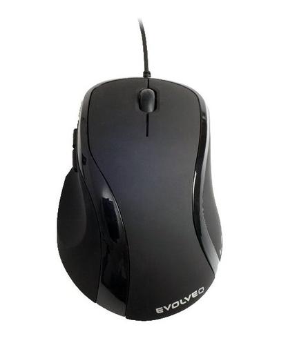 Evolveo ML-507B Office Mouse, Right-Handed, USB Type-A, Laser, 1600 DPI