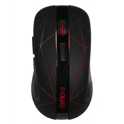 Evolveo WM430 Ambidextrous Gaming Mouse, RF Wireless, 1600 DPI
