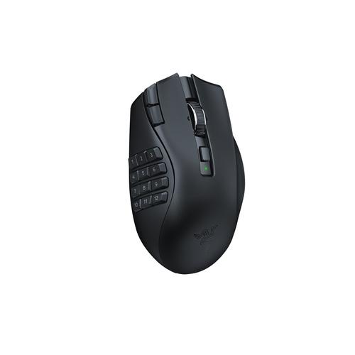 Razer Naga V2 HyperSpeed gaming mouse for right-handed use, RF Wireless + Bluetooth, optical sensor, 30000 DPI