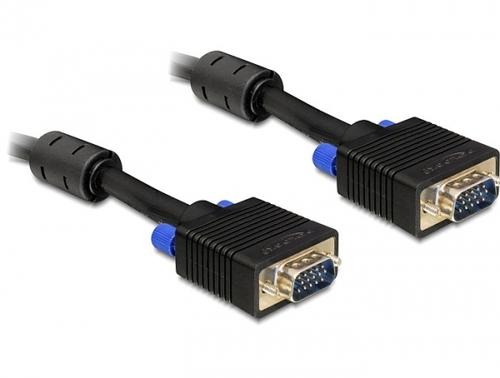 Delock VGA Cable D-Sub15 - D-Sub15 St/St 1.00m short