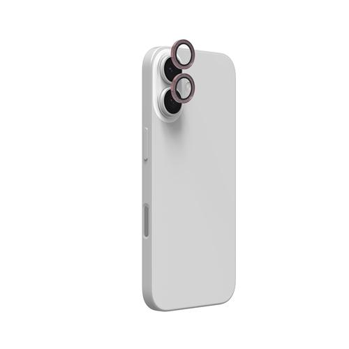 Zagg InvisibleShield Glass Elite (CameraRings) Lens Protection for Apple 17/16/16+ Pink Glitter