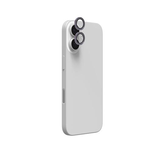 Zagg InvisibleShield Glass Elite (CameraRings) Lens Protection for Apple iPhone 17/16/16+ Purple Glitter