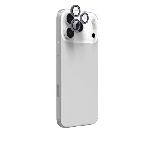 Zagg InvisibleShield Glass Elite (CameraRings) Lens Protection for Apple iPhone 17 Pro/17 Pro Max, 16 Pro/16 Pro Max/15 Pro/15 Pro Max, Purple Glitter