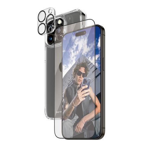 PanzerGlass ® 3-in-1 Bundle iPhone 15 Pro Max